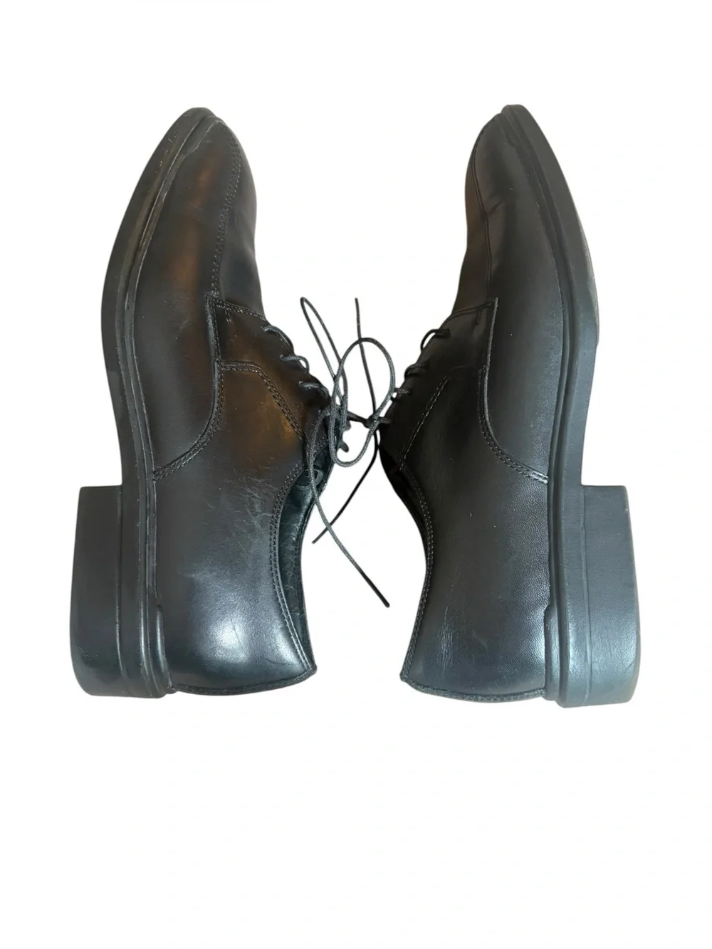 Rockport APM70161 Black Leather Oxford Shoes Mens Size 9.5